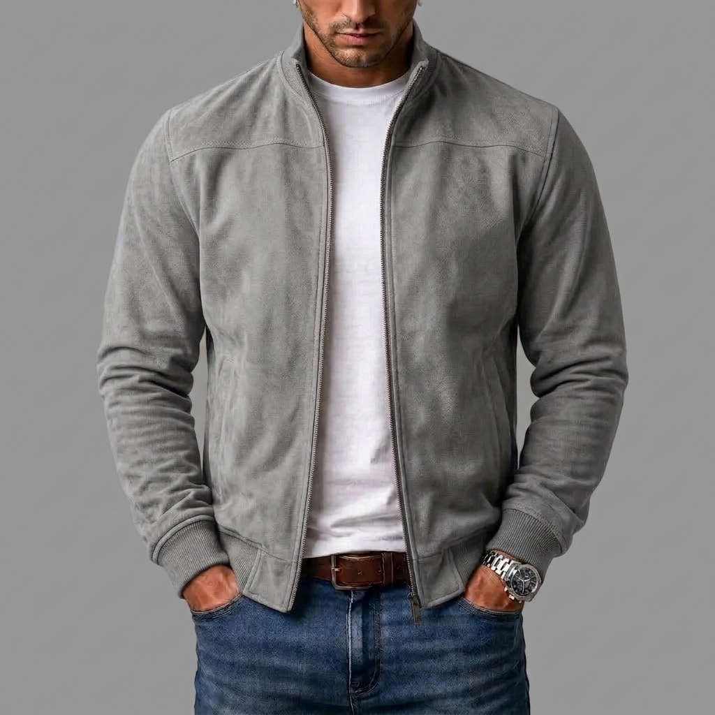 NORDWEG™ | Zamszowa Kurtka Bomber