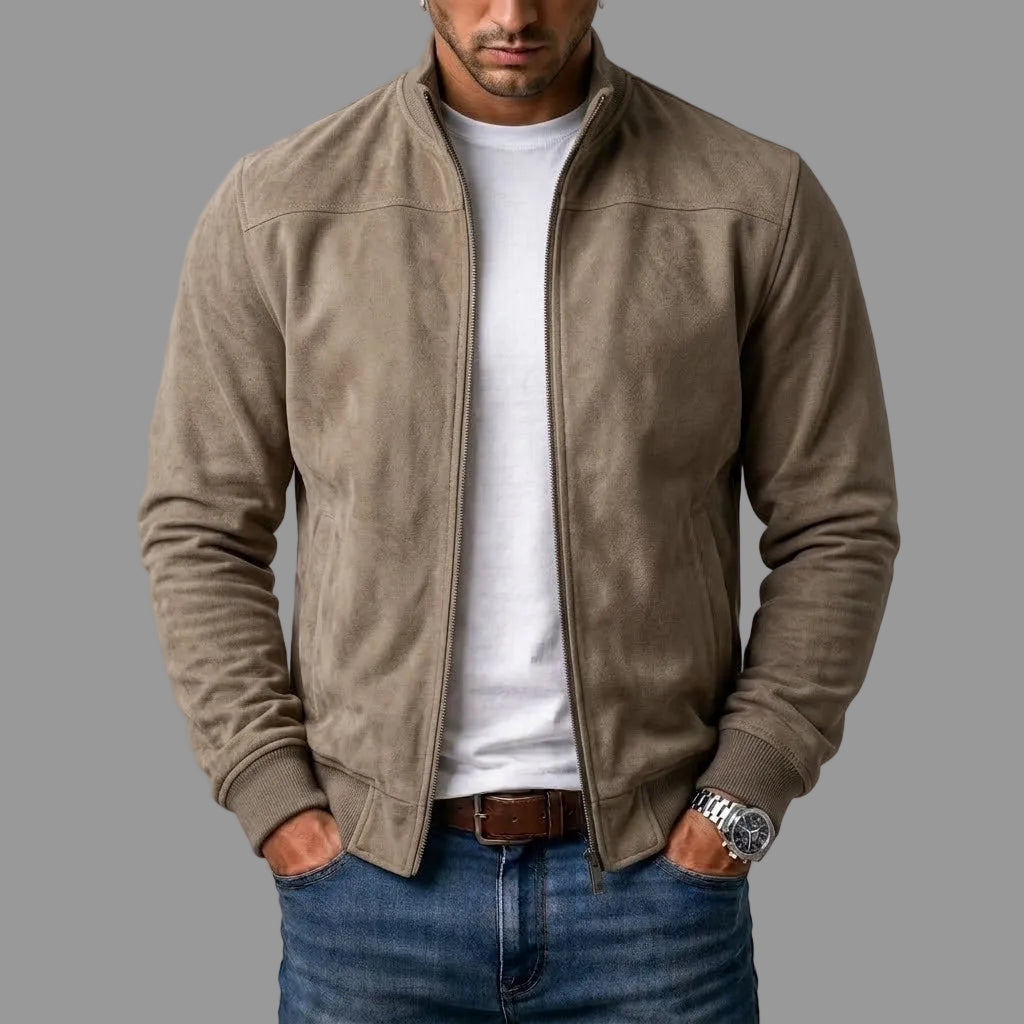 NORDWEG™ | Zamszowa Kurtka Bomber