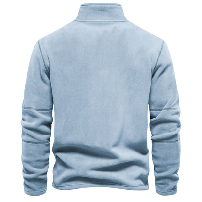 GRANIT™ | Polarowy Sweter z Krótkim Zamkiem i Stójką