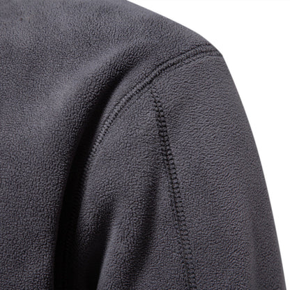 GRANIT™ | Polarowy Sweter z Krótkim Zamkiem i Stójką