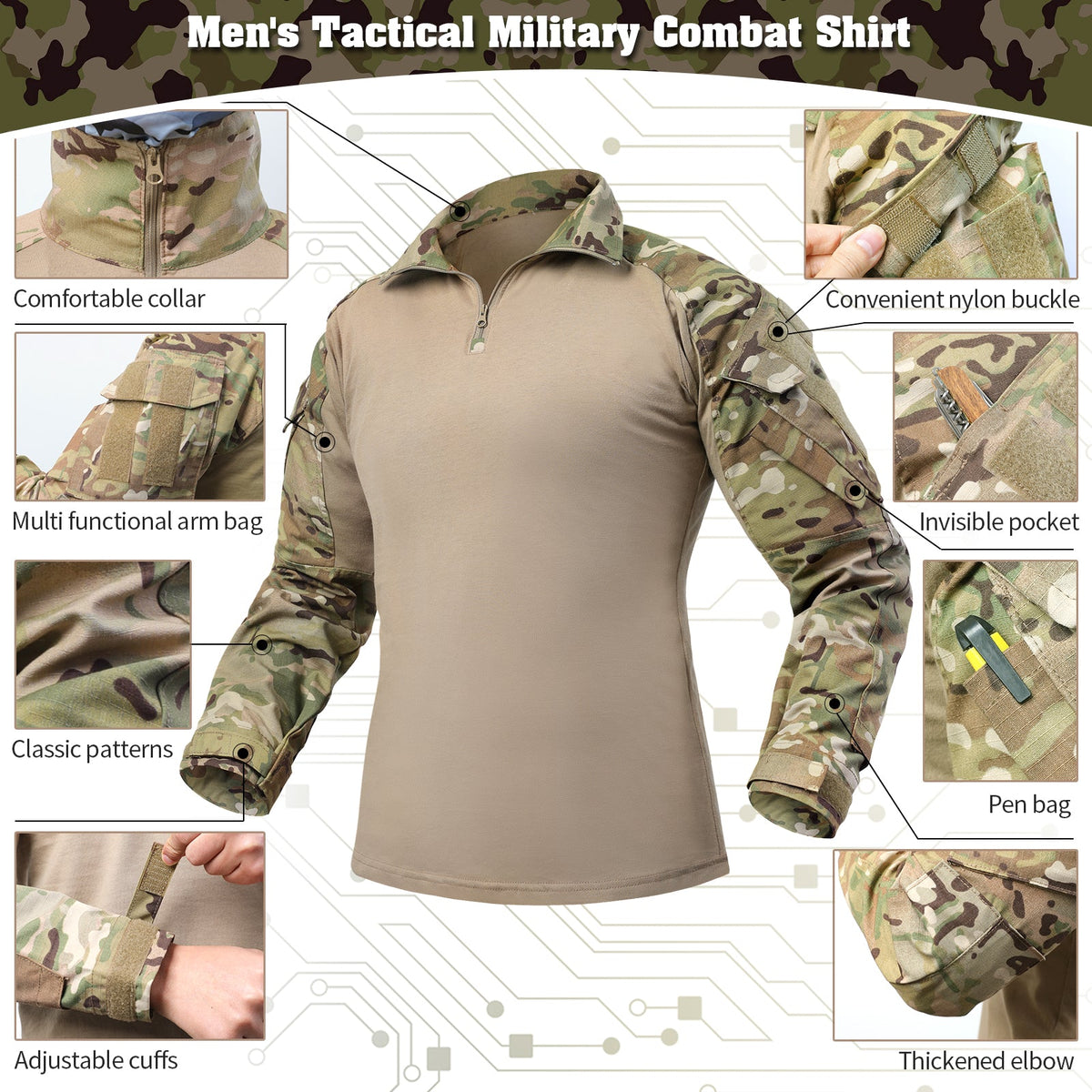 GRANIT™ | Taktyczna Koszula G3 z Kieszeniami