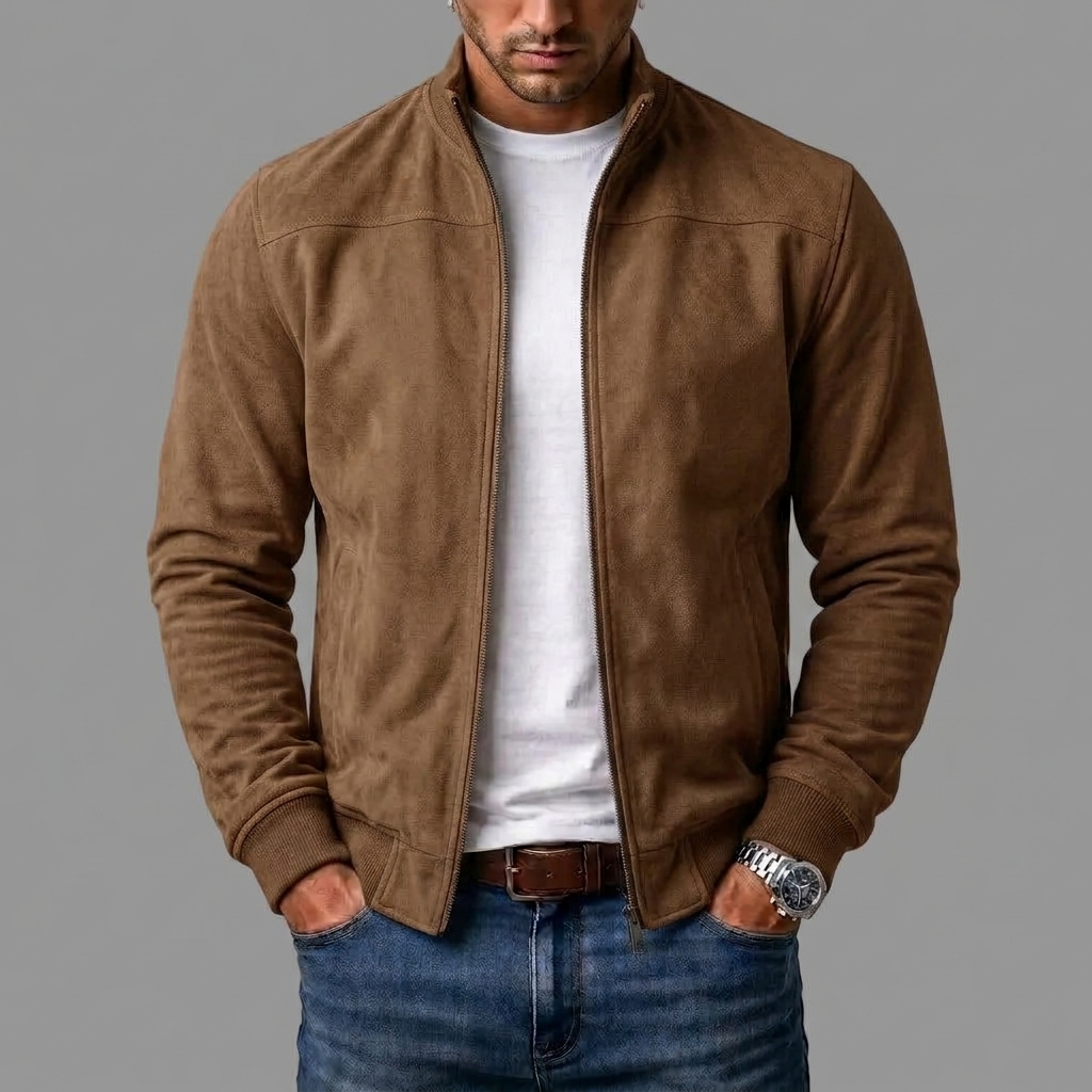 NORDWEG™ | Zamszowa Kurtka Bomber